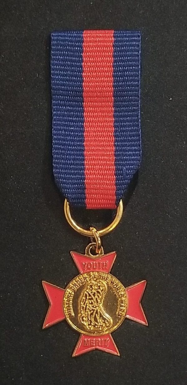 MOWW Youth Merit Medal, Miniature. - Image 2