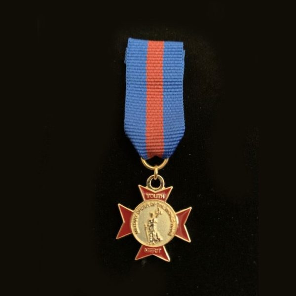 MOWW Youth Merit Medal, Miniature.
