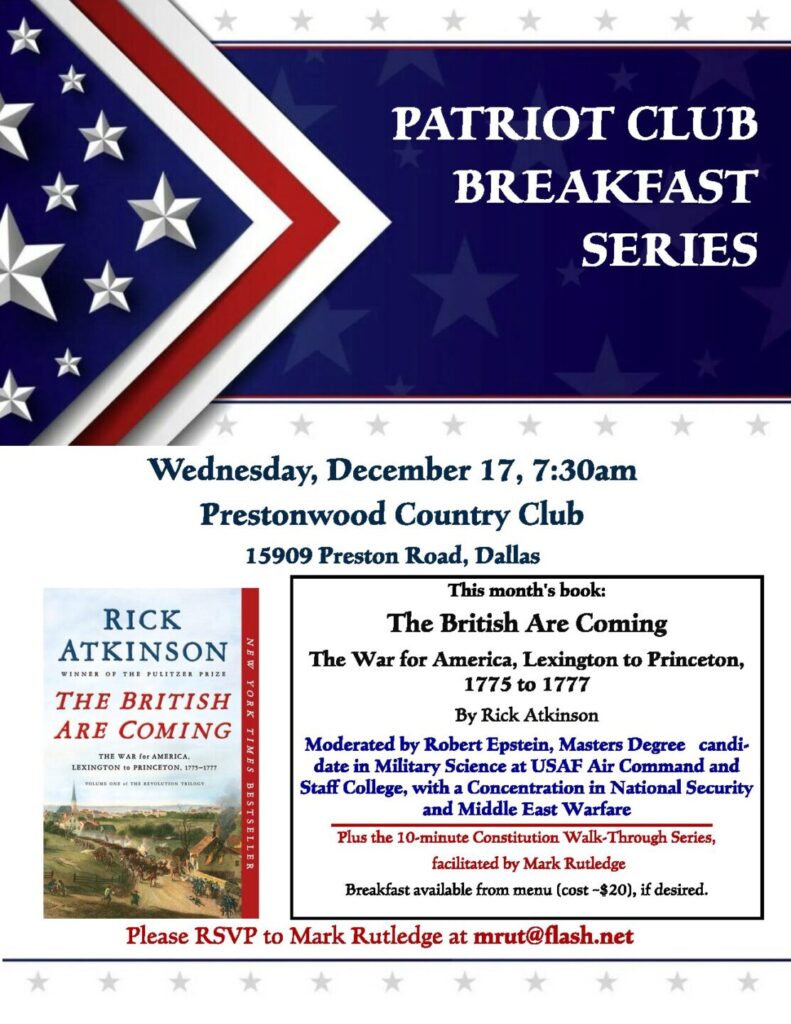 A Simple Model for Launching a MOWW Military History Book Club